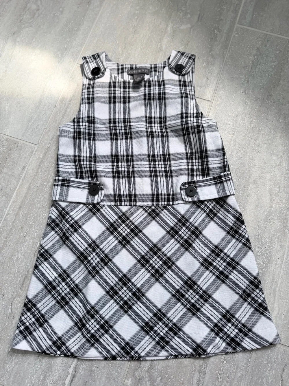 Girls Size 5 Dress Lot Gymboree Copper Key Plaid Colorblock School Preppy